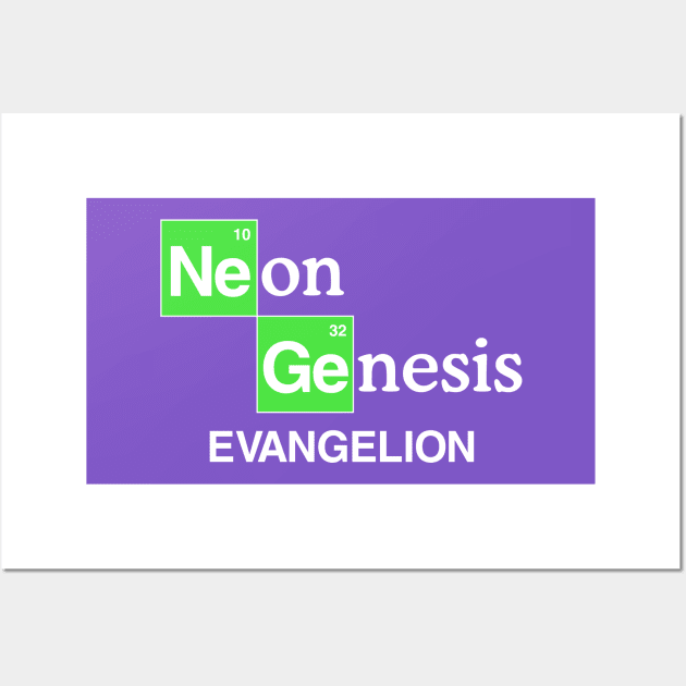 Breaking Bad & Neon Genesis Evangelion Wall Art by baysideremix